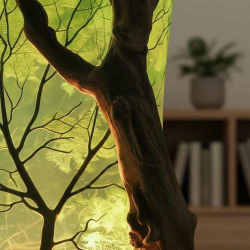 Lampada foresta incantata idea - lampada,