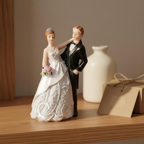 Statuina torta sposi stile - statuina,