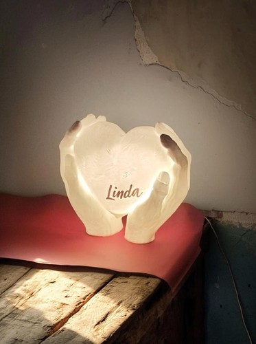 Lampada tavolo cuore - tavolo, tra