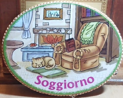 Targa segna stanza fuori porta - segna,