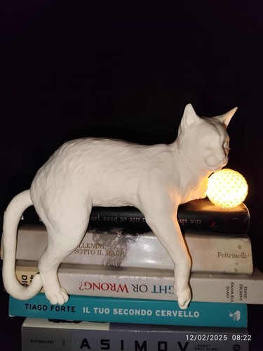 Lampada tavolo gatto led - tavolo,